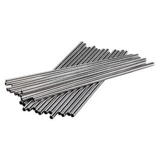 Reusable Stainless Steel Straws 21.5 cm - Set of 25 Pieces