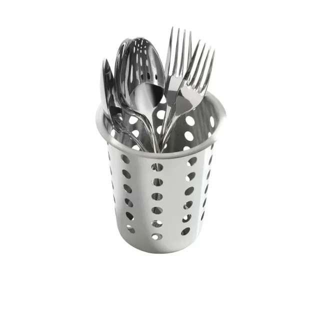 Stainless Steel Cutlery Basket - Diameter 97 mm