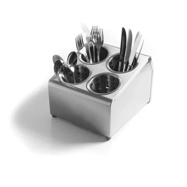 Stainless Steel Cutlery Basket - Diameter 97 mm