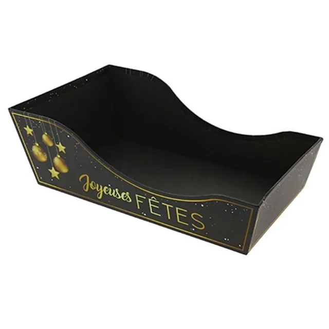 Panier Carton Traîneau 33x20 cm - Boîte de Présentation Cadeau