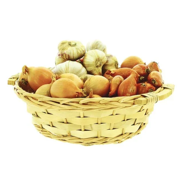 Runder Rattankorb Durchmesser 30 cm