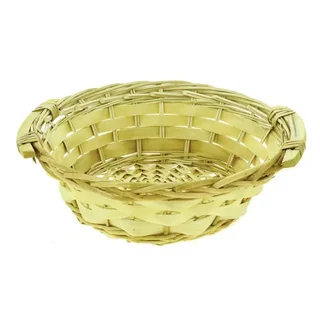 Runder Rattankorb Durchmesser 30 cm