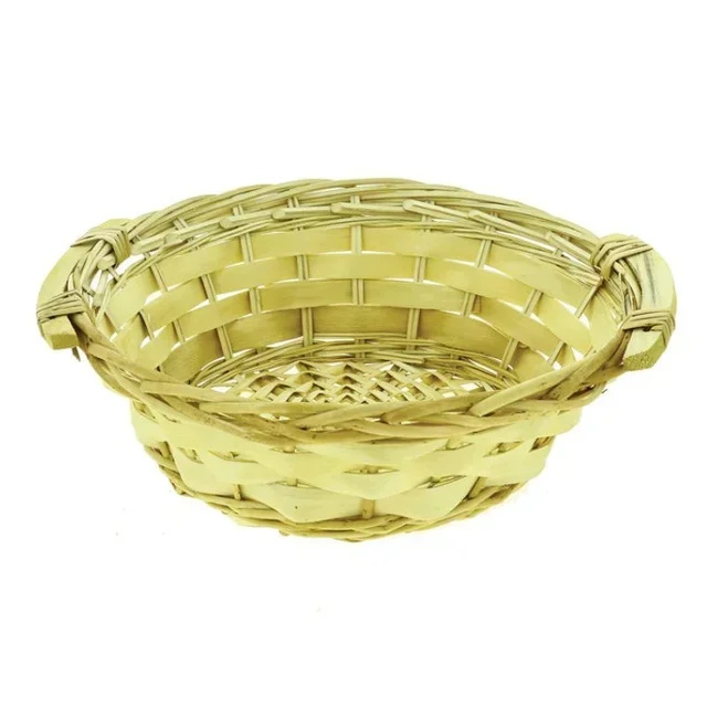 Runder Rattankorb Durchmesser 30 cm