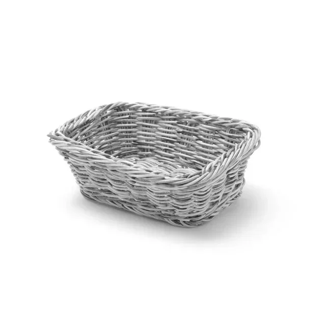 Grey Bread Basket 190x130 mm - Kitchen Storage