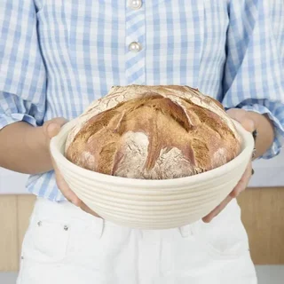 Rundes Rattan-Gärkorb 220x80 mm