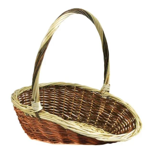 Cesto per Frutta in Vimini Marrone - 400 x 320 mm