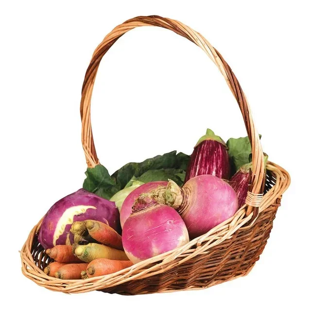 Cesto per Frutta in Vimini Marrone - 400 x 320 mm