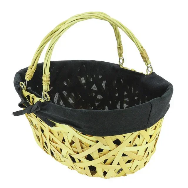 Panier Ovale Eclisse Double Paroi Bois Noir 360x250