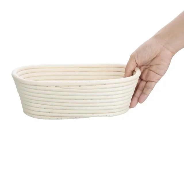Cesto de Fermentação Oval em Rattan 250 x 150 x 80 mm