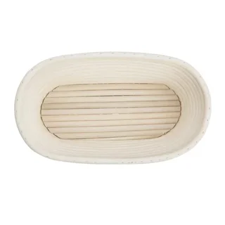 Cesto de Fermentação Oval em Rattan 250 x 150 x 80 mm