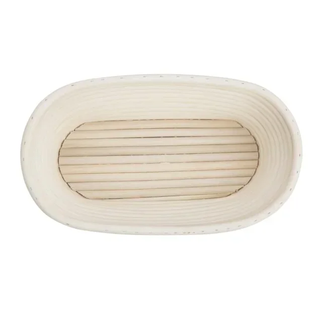 Cesto de Fermentação Oval em Rattan 250 x 150 x 80 mm
