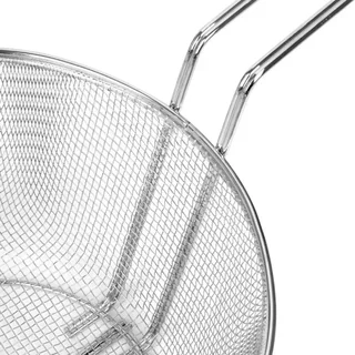 Stainless Steel Breadcrumb Basket | Fine Mesh Breading Sieve