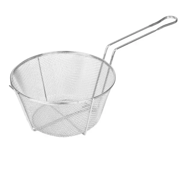 Stainless Steel Breadcrumb Basket | Fine Mesh Breading Sieve