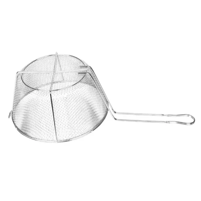 Stainless Steel Breadcrumb Basket | Fine Mesh Breading Sieve