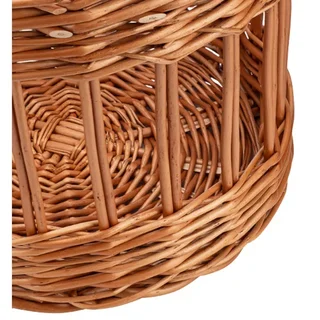 Round Woven Willow Bread Proofing Basket - 28 cm Diameter
