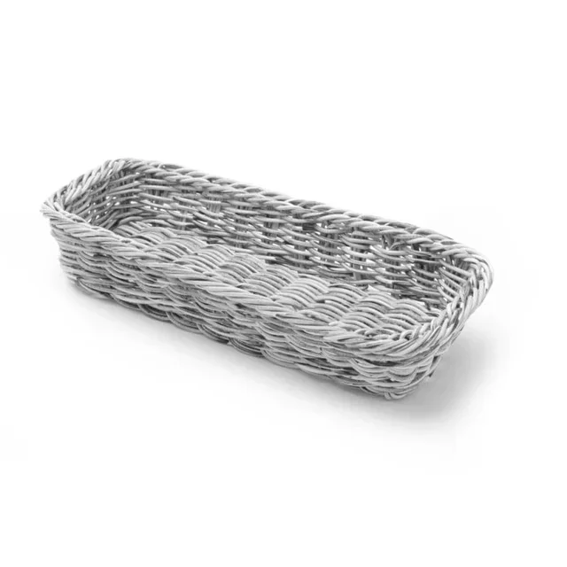 Grey Cutlery Basket for Kitchen Storage