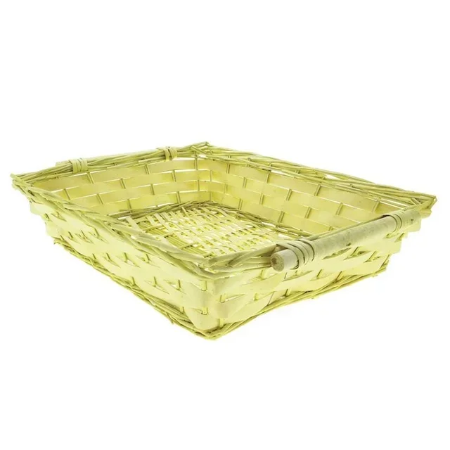 Cesto Rettangolare in Vimini Spaccato 57 x 40 cm