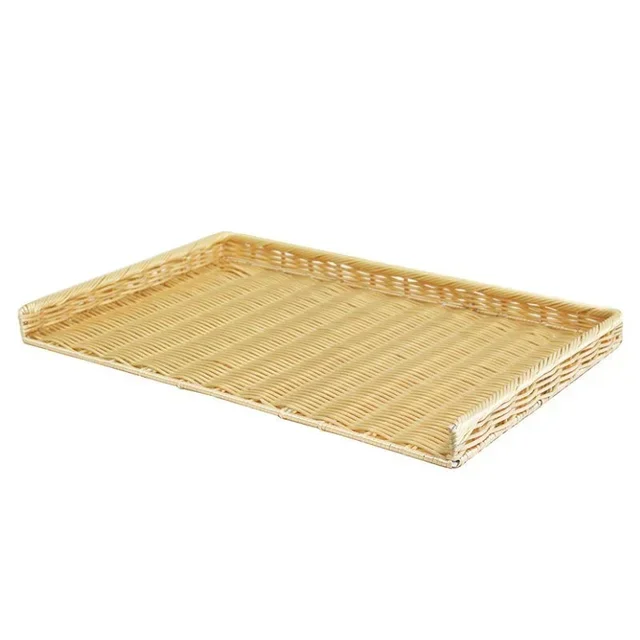 Panier de rangement Tableta en polypropylène naturel - 625 x 390 mm