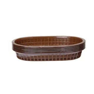 Fast-Food Serving Basket - Brown Color - Pack of 6 Units