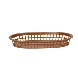 Fast-Food Serving Basket - Brown Color - Pack of 6 Units