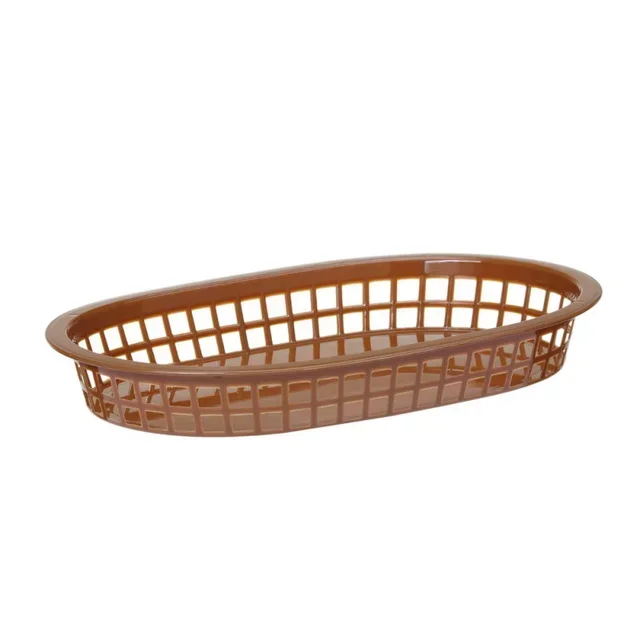 Fast-Food Serving Basket - Brown Color - Pack of 6 Units