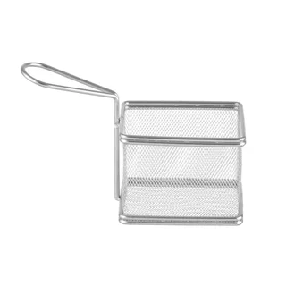 Mini Pommes-Frites-Korb 100x80 mm Edelstahl