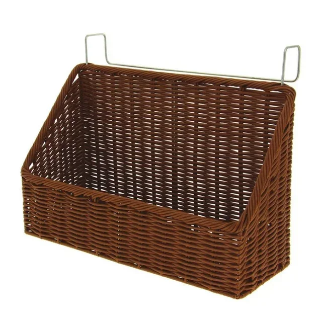 Panier Suspendu Polypropylène Chocolat - L 400 x P 140 mm