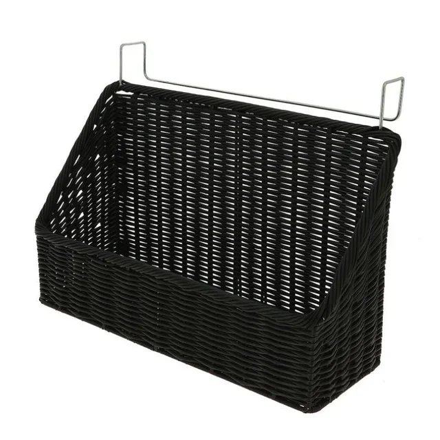 Panier Suspendu Polypropylène Noir - 400 x 140 mm