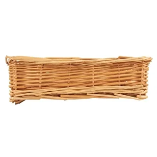 Square Woven Wicker Table Basket Natural