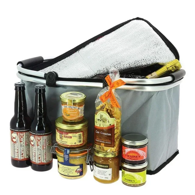 Panier Thermique Pliable Gris 445x280 mm