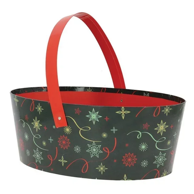 Panier de Transport Ovale Vert 360x230 mm