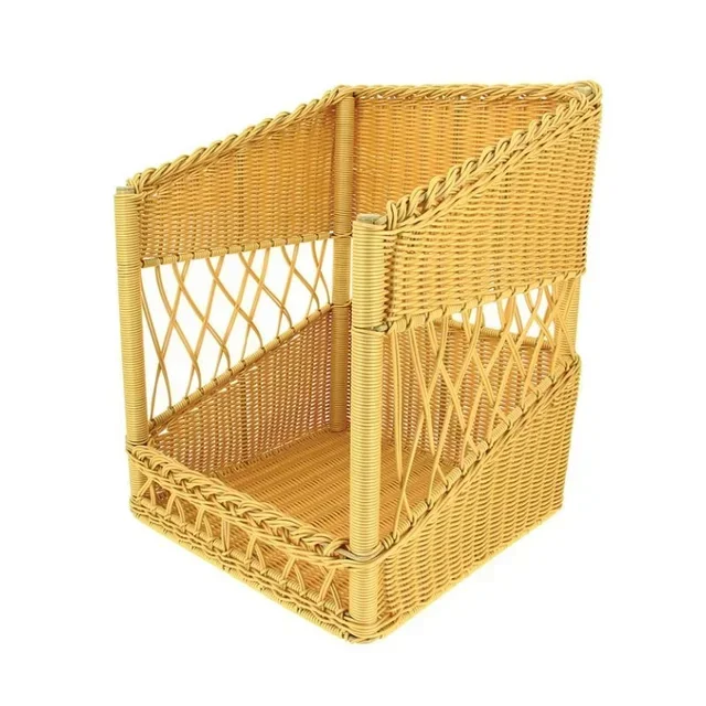 Plastic Polypropylene Bread Transport Basket - 400 x 400 mm Size