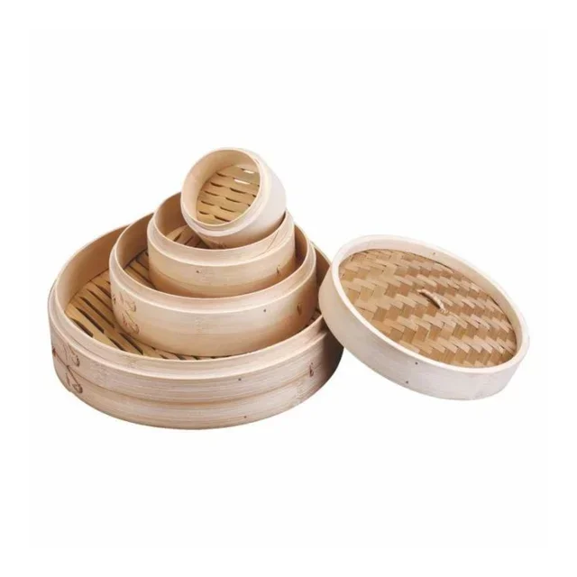 Vaporiera Circolare in Bambù - Diametro 10 cm