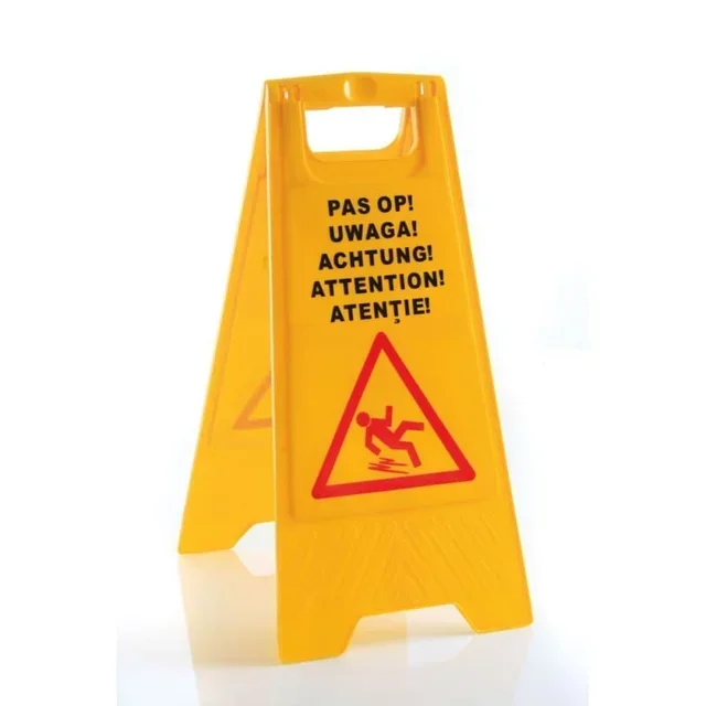 Caution Wet Floor Sign - Slippery Surface Warning Sign