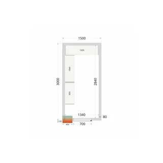 Cold Room Insulated Panel - 1500x3000x2120 mm