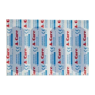 Blue Detectable Adhesive Bandages 70x25 mm - Box of 100 units