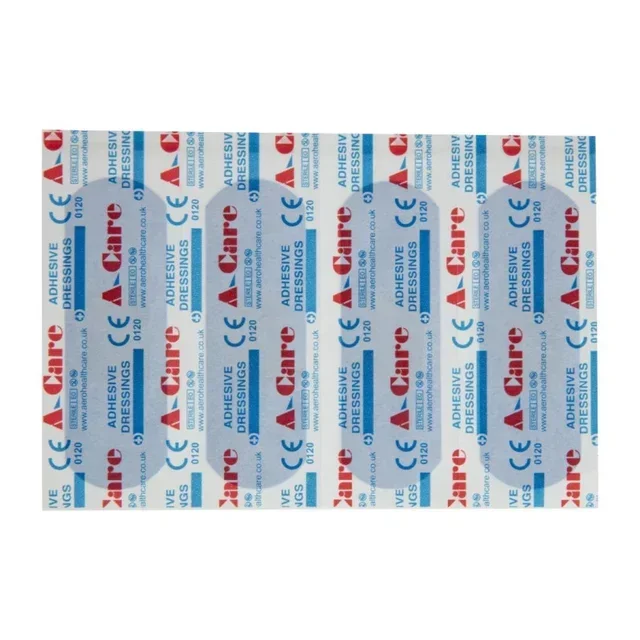 Blue Detectable Adhesive Bandages 70x25 mm - Box of 100 units
