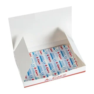 Blue Detectable Adhesive Bandages 70x25 mm - Box of 100 units