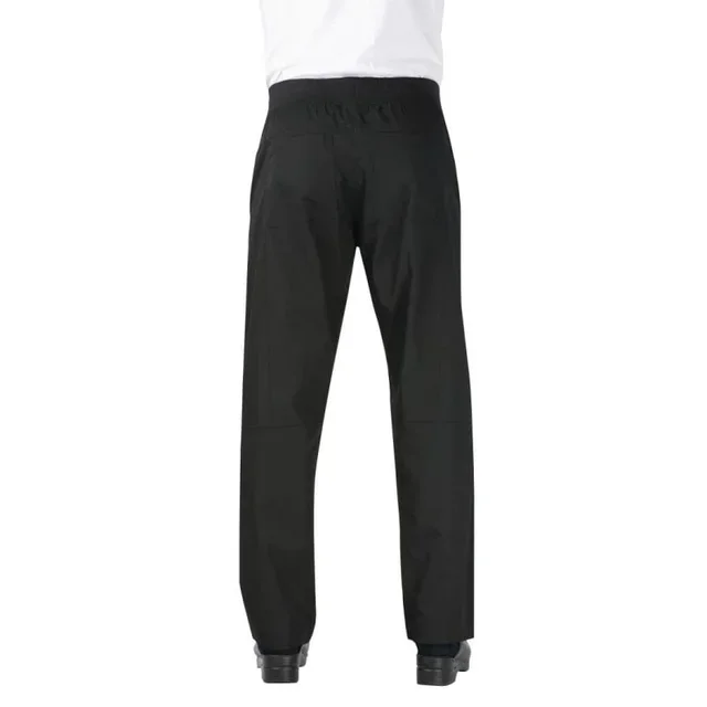 Men's Slim Fit Black Pants - Large Sizes L