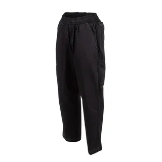 Black Baggy Fit Unisex Chef Pants - Size L