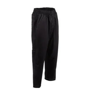 Black Baggy Fit Unisex Chef Pants - Size L