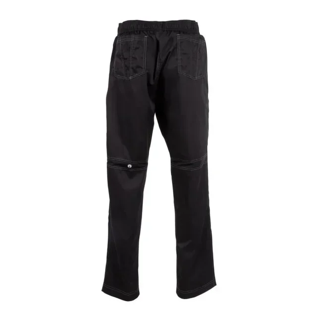Black Baggy Fit Unisex Chef Pants - Size L