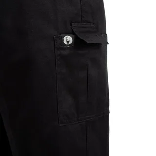 Pantalón Cargo de Cocina Negro Unisex Talla S