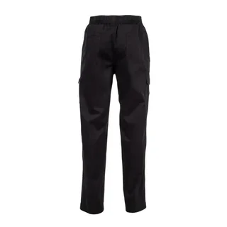 Pantalón Cargo Negro Unisex Profesional para Cocina - Tallas Grandes XXL