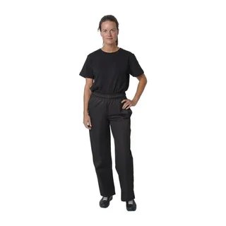 Unisex Black Kitchen Pants Vegas - Size XS