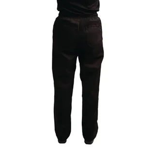 Pantaloni Chef Unisex Easyfit Nero Anti-Macchia Teflon - Taglia XL