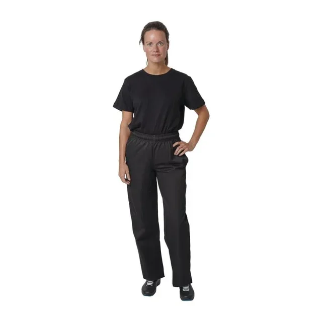 Black Unisex Vegas Chef Pants - Extra Large Size