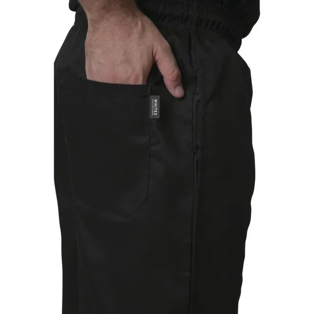 Unisex Black Chef Pants Vegas - Plus Size XXL