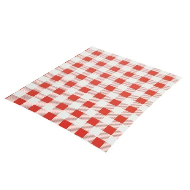 Papel Alimentario Antigrasa Vichy Rojo 310x380 mm - 200 Hojas