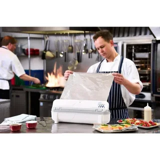 Papel de Aluminio para Alimentos - 90 metros x 45 cm - Pack de 3 Rollos Profesionales